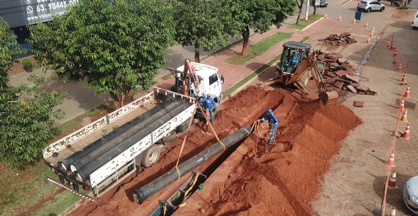 Mais de 30 bairros de Palmas vão ficar sem água nesta terça-feira (11) por causa de obras em tubulação