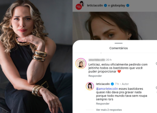 Letícia Colin fala sobre bastidores de cenas de sexo em ‘Jogada de Risco’: ‘Todo mundo sem roupa sempre’